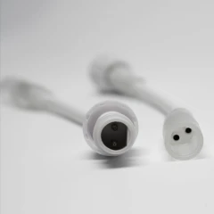 Соединитель нить-дюралайт, белый, 2Pin