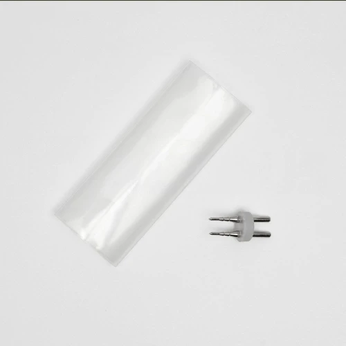 Соединитель нить-дюралайт, белый, 2Pin