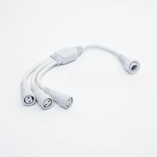 Разветвитель 1-3, 2Pin, белый