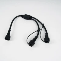 Разветвитель 1-2, 2Pin, черный