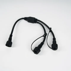 Разветвитель 1-2, 2Pin, черный