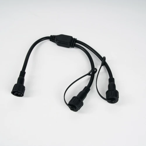 Разветвитель 1-2, 2Pin, черный