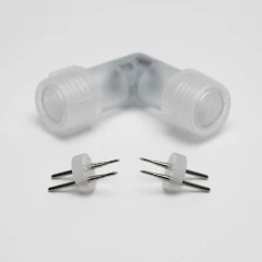 L-образный соединитель для 2-х проводного дюралайта