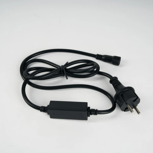 Блок питания 6А, 1.5м, универсальный, черный, с вилкой