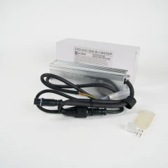 Импульсный источник питания для двустороннего неона 220/24 В, 300 Вт, 1.5 м, черный,без вилки