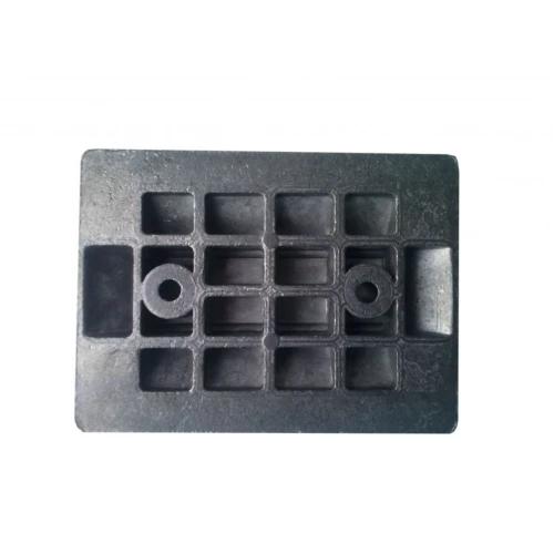 Катафот (светоотражатель) дорожный КД-3 алюминиевый, с крепежом, белый