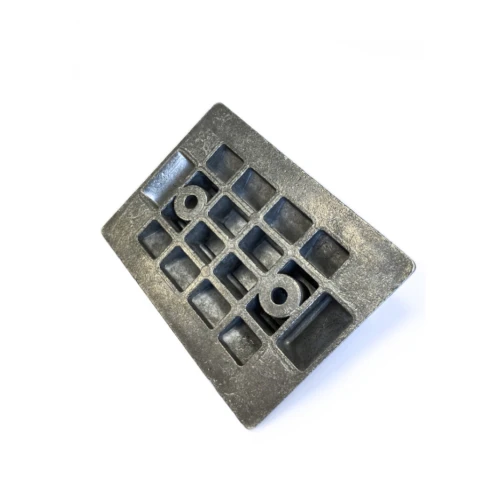 Катафот (светоотражатель) дорожный КД-3 алюминиевый, с крепежом, красный