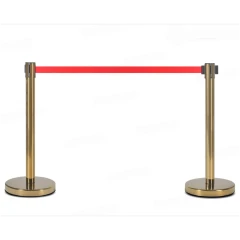 Cтойка ограждения с лентой 3 м BSLN-426343 red/white или yellow/black