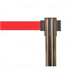 Cтойка ограждения с лентой 3 м BSLN-426343 red/white или yellow/black