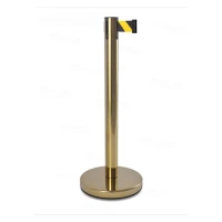 Cтойка ограждения с лентой 5 м BSLN-427645 red/white или yellow/black