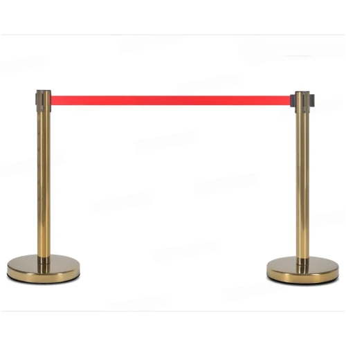 Cтойка ограждения с лентой 5 м BSLN-427645 red/white или yellow/black