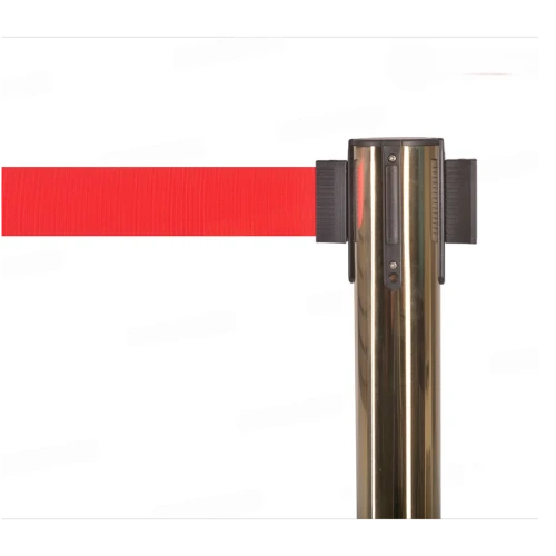 Cтойка ограждения с лентой 5 м BSLN-427645 red/white или yellow/black