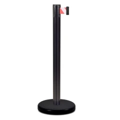 Стойка ограждения с лентой 3 м BSLN-X86333 BLACK red/white или yellow/black
