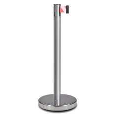 Стойка ограждения с лентой 3 м BSLN-226323 red/white или yellow/black