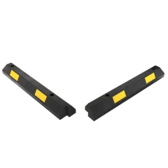 Колесоотбойник резиновый секционный КР-2,0 2000х150х100 мм