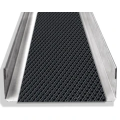 Пандус откидной оцинкованный СТАНДАРТ Диамант 2,5 м