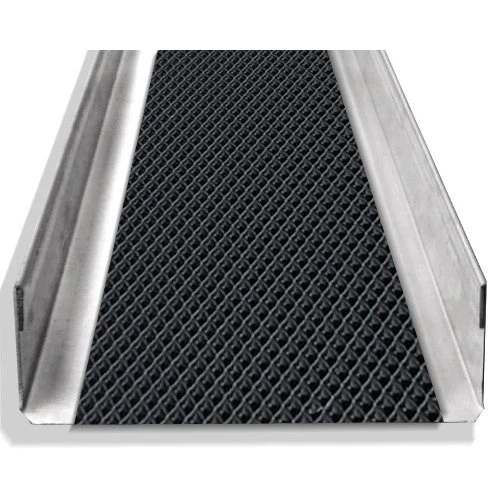 Пандус откидной оцинкованный СТАНДАРТ Диамант 3 м