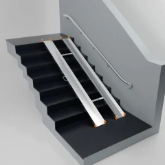 Пандус откидной алюминиевый ЭКСТРА 1,5 м