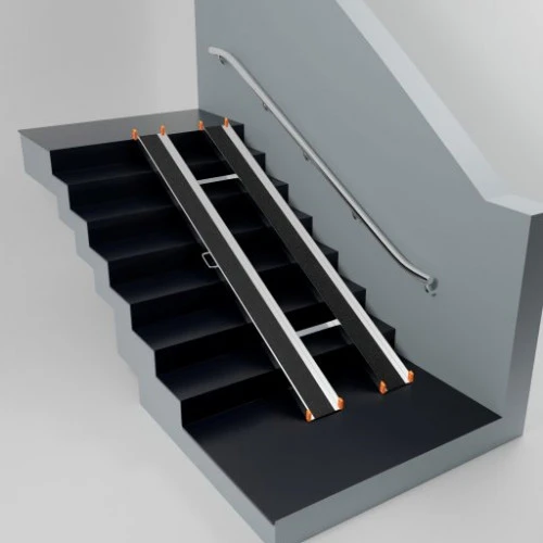 Пандус откидной алюминиевый ЭКСТРА Антислип 4 м