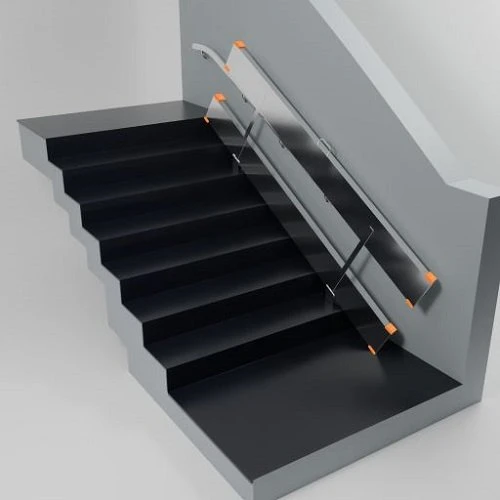 Пандус откидной алюминиевый ЭКСТРА Антислип 4 м