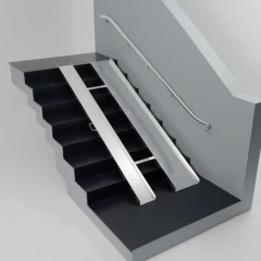 Пандус откидной оцинкованный УНИВЕРСАЛ 2,5 м