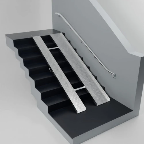 Пандус откидной алюминиевый ЛАЙТ УНИВЕРСАЛ 4 м