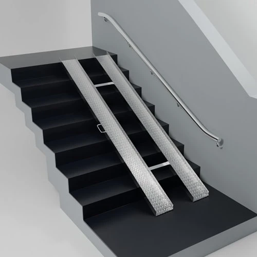 Пандус откидной алюминиевый усиленный ЛАЙТ 3 м