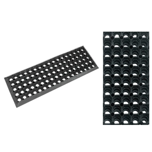 Накладка на ступень резиновая ячеистая 750х250х13 мм с кантом, без бортика