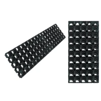 Накладка на ступень резиновая ячеистая 1200х300х16 мм без окантовки без бортика