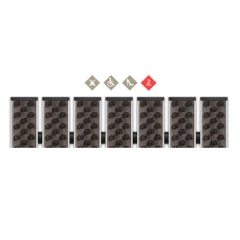 Алюминиевая грязезащитная решетка ПРЕМИУМ щетка