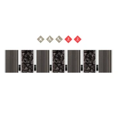 Алюминиевая грязезащитная решетка СТРОНГ резина+ворс