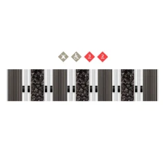 Алюминиевая грязезащитная решетка СТРОНГ резина+ворс+скребок