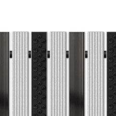 Алюминиевая грязезащитная решетка СТРОНГ резина + ш.скребок + щетка + ш.скребок