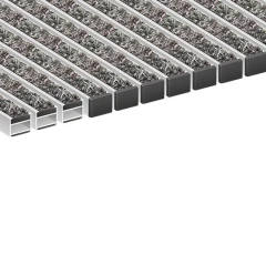 Алюминиевая грязезащитная решетка ПРЕМИУМ ворс