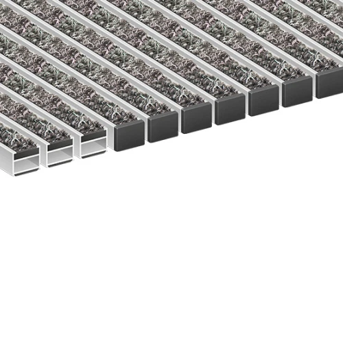 Алюминиевая грязезащитная решетка ПРЕМИУМ ворс