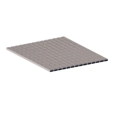 Алюминиевая грязезащитная решетка СТАНДАРТ 40 ворс