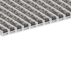 Алюминиевая грязезащитная решетка СТРОНГ ворс