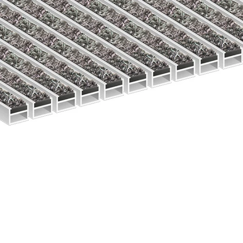 Алюминиевая грязезащитная решетка СТРОНГ ворс