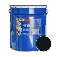 Эмаль Pufas Decoself ПФ-115 чёрная 25 кг