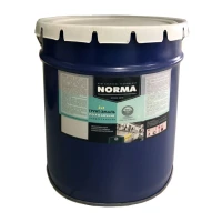 Грунт-эмаль Novocolor 3 в 1 матовая серая 20 кг