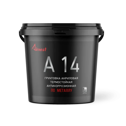 Грунтовка акриловая антикоррозийная А14 красно-коричневая, 36 кг