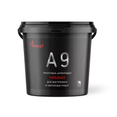 Грунтовка акриловая укрывная для внутренних работ белая А9, 25 кг