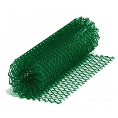 Сетка рабица с ПВХ покрытием зелёная 1,8х15 м ячейка 55х55 мм