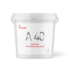 Клей ПВА строительный Аквест-40, 2.4 кг