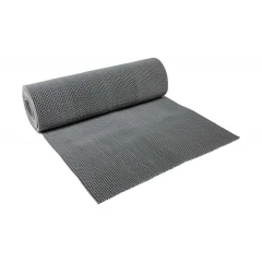 Грязезащитное рулонное ПВХ покрытие Зигзаг 15000х900х4,5 мм серый