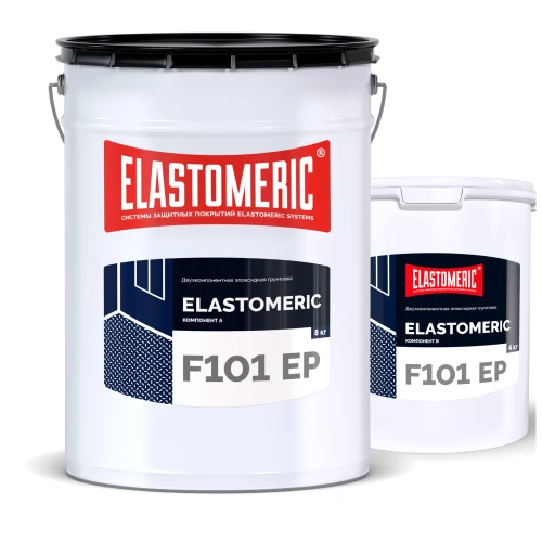 Двухкомпонентная прозрачная эпоксидная грунтовка Elastomeric F 101 EP 12 кг
