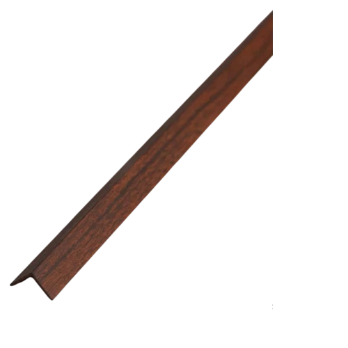 Алюминиевый декоративный уголок УП 06-27.2700.593, 20х20, 2700мм, мербау