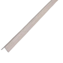 Алюминиевый декоративный уголок УП 06-27.2700.5106, 20х20, 2700мм, ясень белый