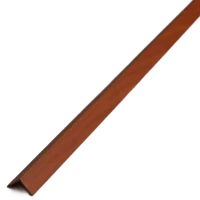 Алюминиевый декоративный уголок УП 06-27.2700.54092, 20х20, 2700мм, вишня