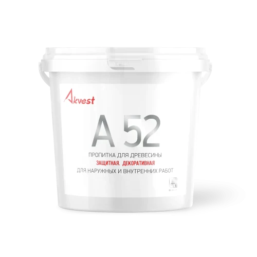 Пропитка для древесины для наружн.и внутр.работ Аквест-52  дуб  10 кг